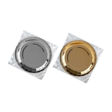 Party Plates, Metallic 23cm 10 piece Assorted